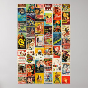 Poster Collage de films classiques