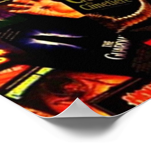 Poster Collage de films d'horreur (Coin)