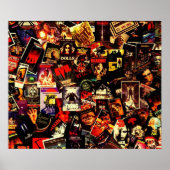 Poster Collage de films d'horreur (Devant)