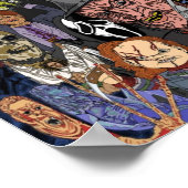 Poster Collage de films d'horreur (Coin)