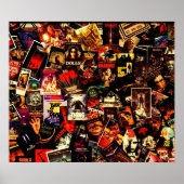 Poster Collage de films d'horreur (Devant)