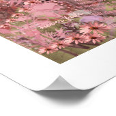 Poster Collage de fleurs en cône d'amour ne manque jamais (Coin)