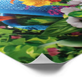 Poster Collage de flower power (Coin)