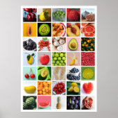 Poster Collage de FRUITS (Devant)