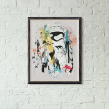 Collage de graffiti de stormtrooper