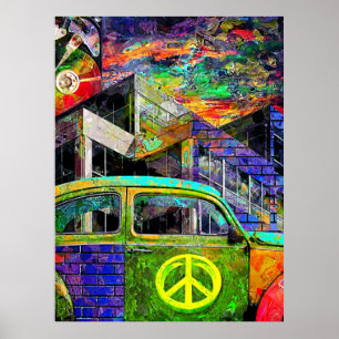 Poster Collage de Grunge