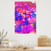 Poster Collage de guitare coloré (Cuisine)