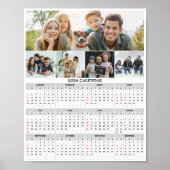 Poster Collage de la famille personnelle 2026 Calendrier (Devant)