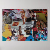 Poster Collage de la maison de mode (Devant)