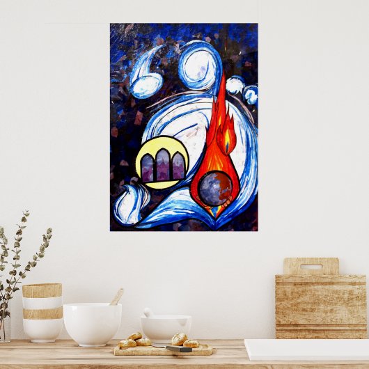 Poster Collage de la Pentecôte (Cuisine)