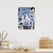 Poster collage de l'empereur Penguin de l'Antarcti (Cuisine)
