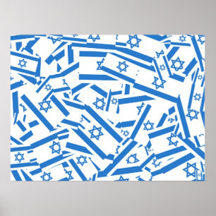 Poster Collage de l'Israël