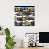 POSTER COLLAGE DE L'OHIO (Bureau à domicile)