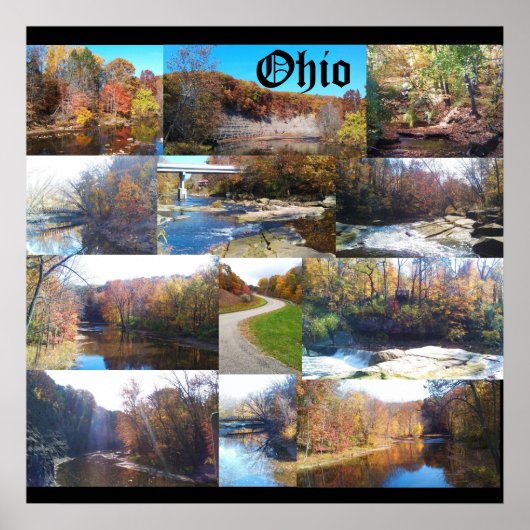 POSTER COLLAGE DE L'OHIO (Devant)