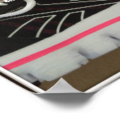Poster Collage de mots Born to Run (Coin)