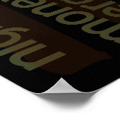 Poster Collage de mots gâtés (Coin)