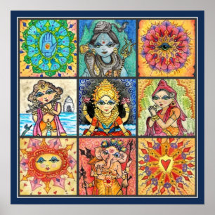 Poster Collage de Namaste