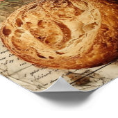 Poster Collage de pains et de fleurs (Coin)