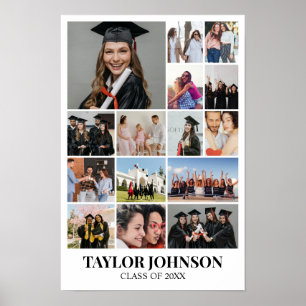 Poster Collage de photos 15 images 12x18 16x24 20x30 24x3
