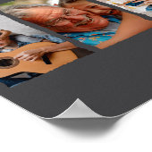 Poster Collage de photos cadeau Papa D (Coin)