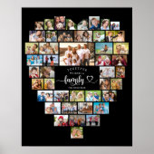 Poster Collage de photos Cœur Ensemble, nous faisons une (Devant)