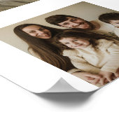 Poster Collage de photos Dad Script Typography 6 (Coin)