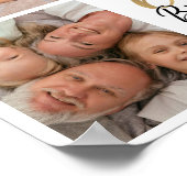 Poster Collage de photos d'anniversaire 60 ans Script Typ (Coin)
