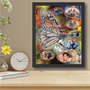 Poster Collage de photos de famille papillon PV02 Impress