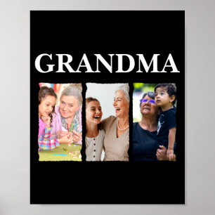 Poster Collage de photos grand-mère D Famille