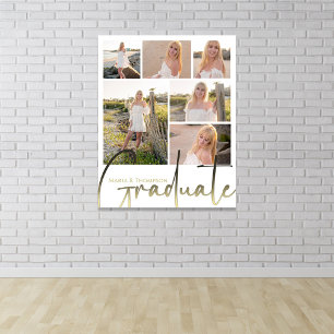 Poster Collage de photos multiples Script de fin d'études