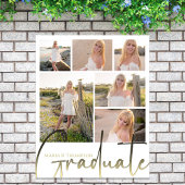 Poster Collage de photos multiples Script de fin d'études