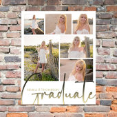 Poster Collage de photos multiples Script de fin d'études