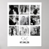 Poster Collage de photos personnalisé Cadeau personnalisé (Devant)