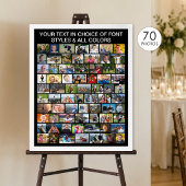 Poster Collage de photos personnalisé simple 70