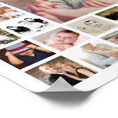 Poster Collage de photos personnalisées (Coin)