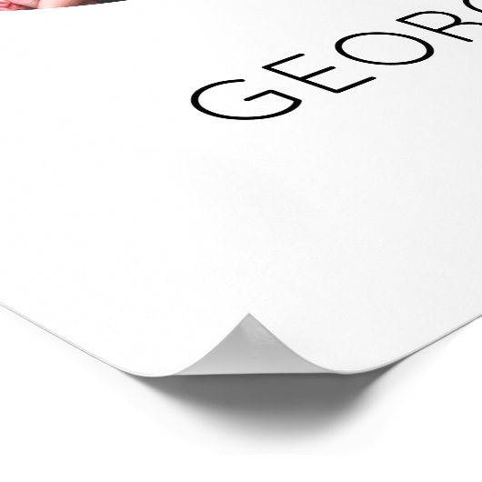 Poster Collage de photos pour les 5 ans de mariage ensemb (Coin)