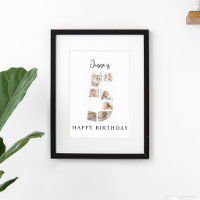 Collage de photos tendance pour un anniversaire de
