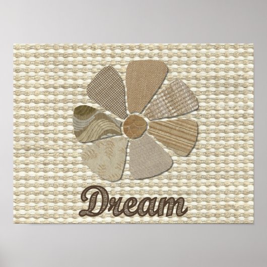 Poster Collage de rêve inspiré (Devant)