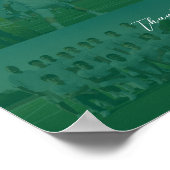 Poster Collage de signature d'équipe pour l'appréciation (Coin)