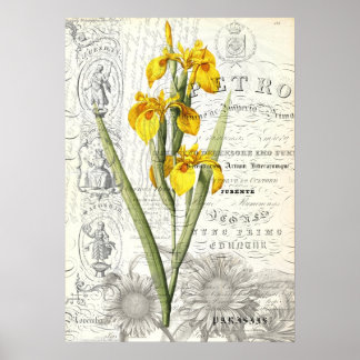 Poster Collage de style vintage