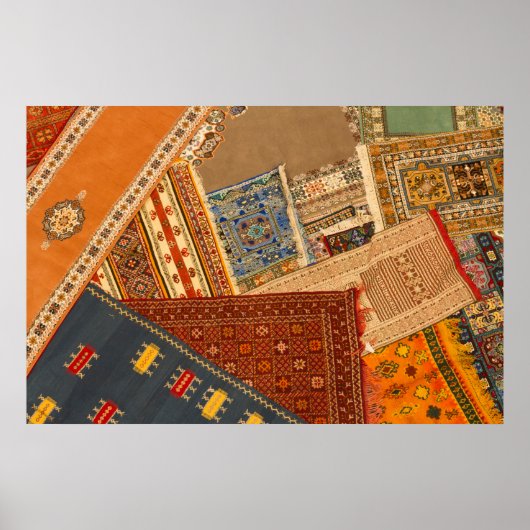 Poster Collage de tapis (Devant)