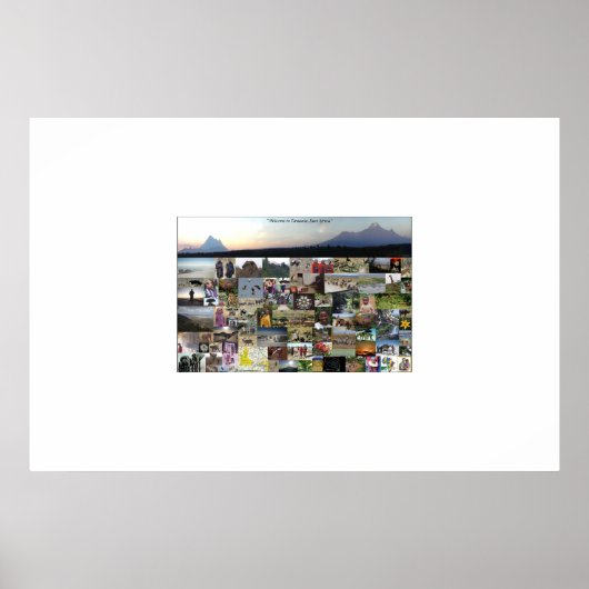 Poster Collage de vie tanzanien (Devant)