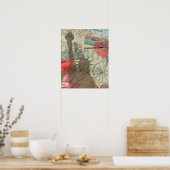 Poster Collage de Vintage (Cuisine)