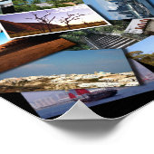 Poster collage de voyage (Coin)
