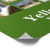 Poster Collage de Yellowstone (Portrait) (Coin)