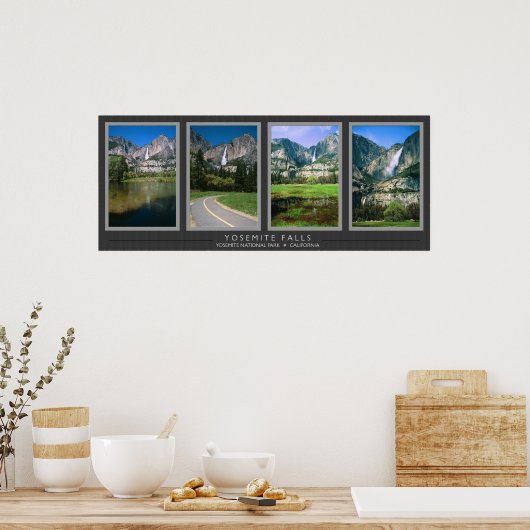 Poster Collage de Yosemite Falls (Cuisine)