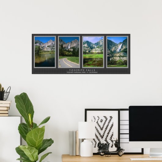 Poster Collage de Yosemite Falls (Bureau à domicile)