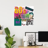 Poster Collage des années 80 (Bureau à domicile)