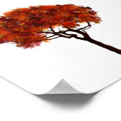 Poster Collage des arbres (Coin)