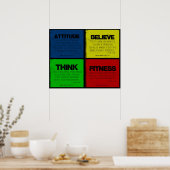 Poster Collage des devis de condition physique (Cuisine)